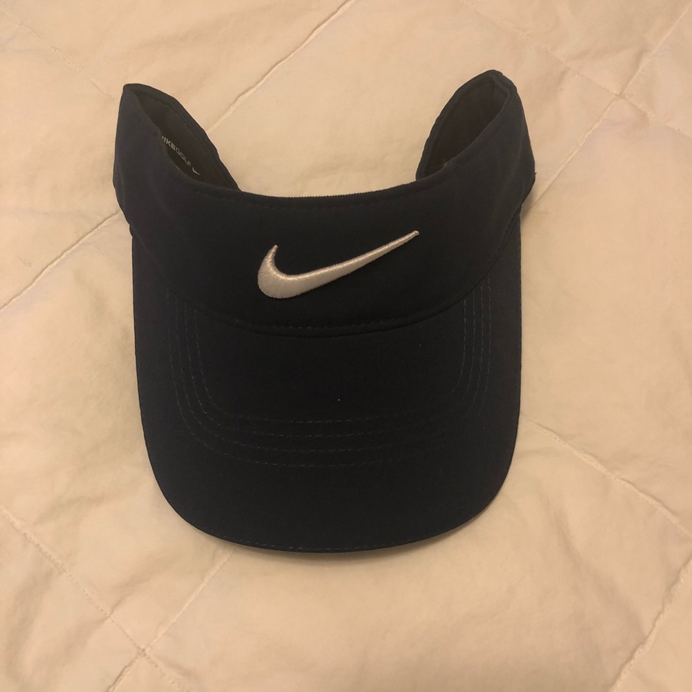 Navy blue nike visor